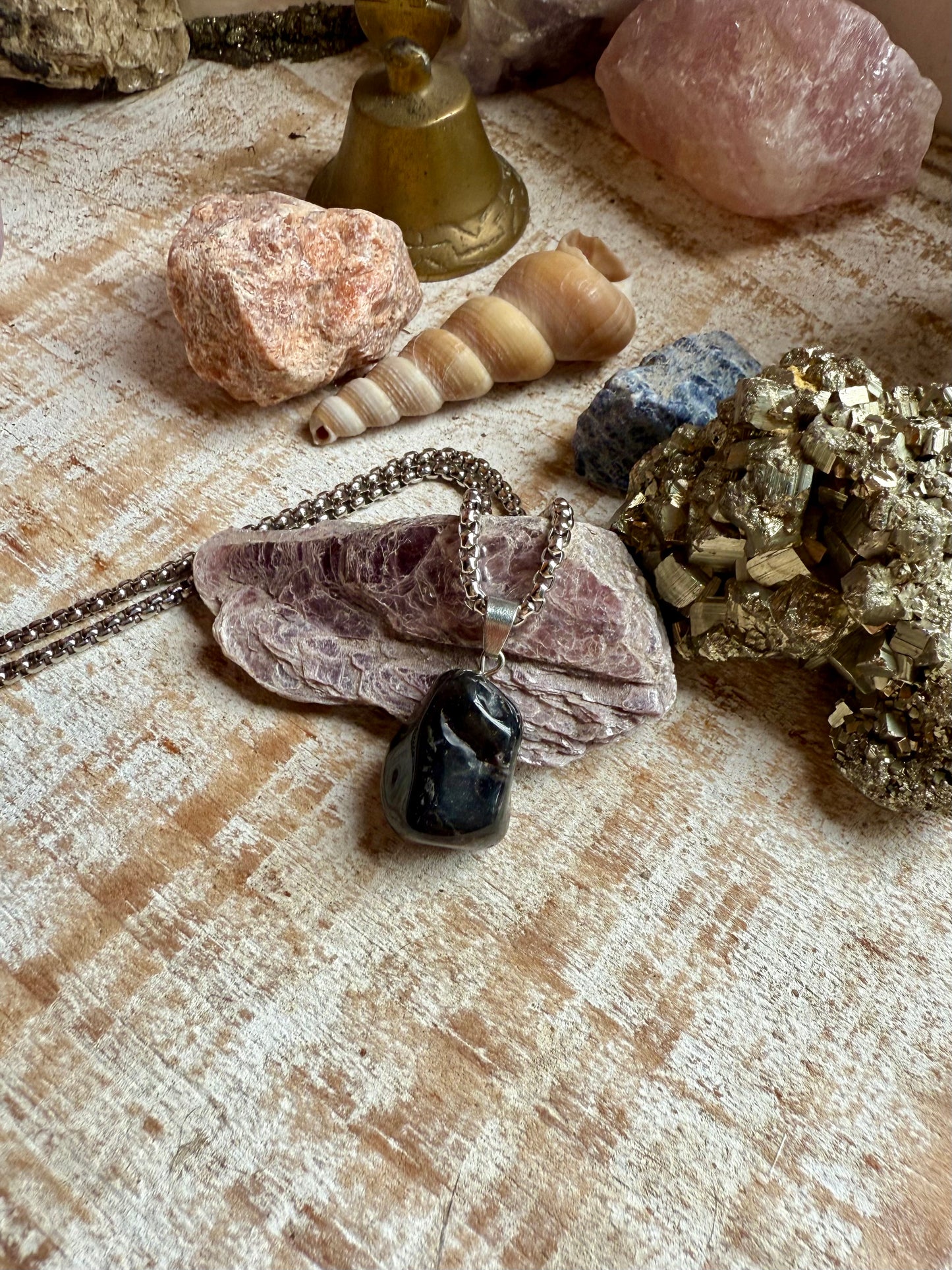 Collar de Onix con cadena gruesa