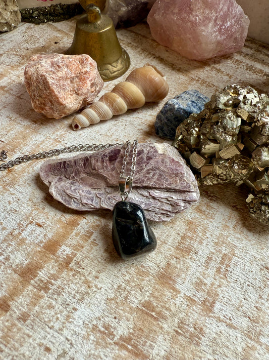 Collar de Onix con cadena fina